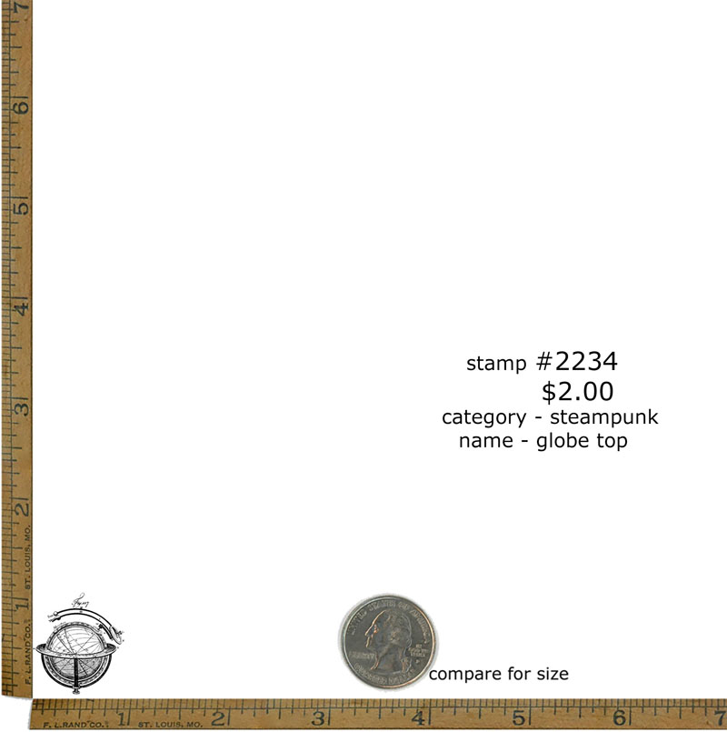 #2234 - Globe Top - Steampunk